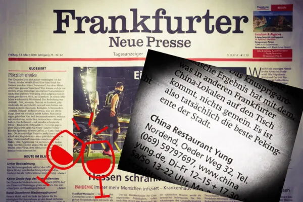 Frankfurter Neue Presse Bericht