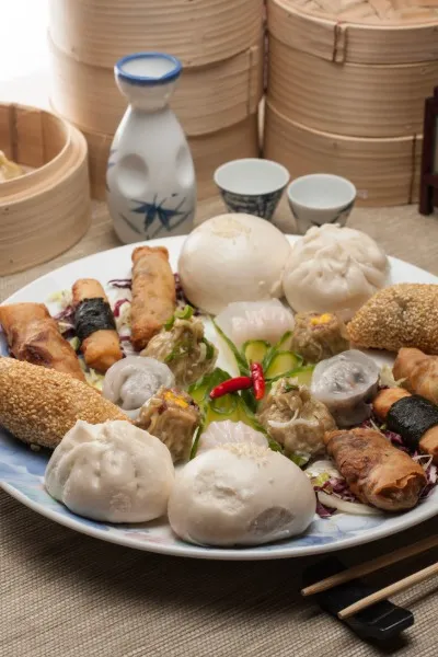 Dim sum at China Restaurant Yung representing Cantonese culinary craftsmanship
