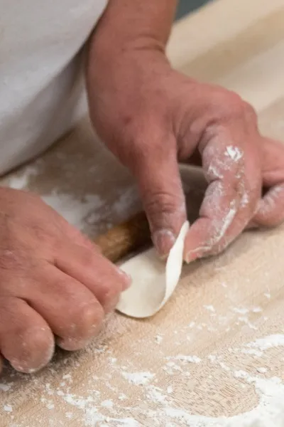 Handcrafted dim sum representing traditional culinary craftsmanship