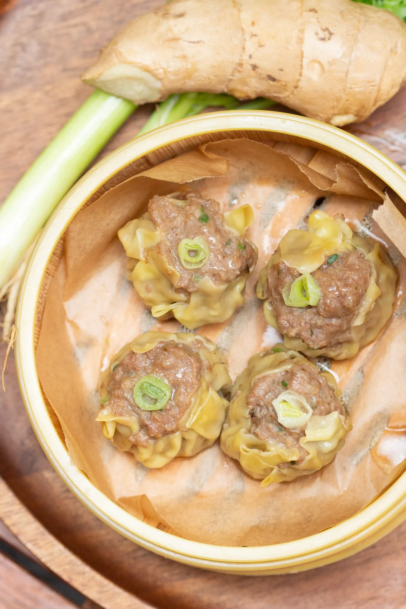 Dim Sum Char Siu serviert
