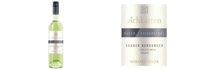 Achkarren Grauer Burgunder, Baden, Trocken 0,2