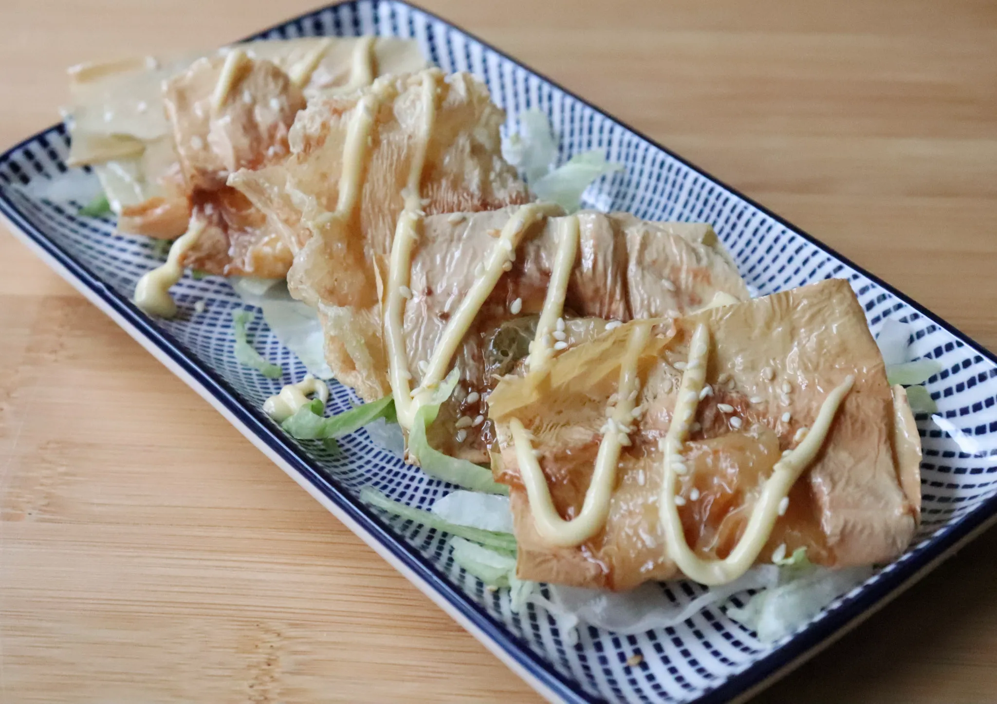 Mango-Garnelen Röllchen