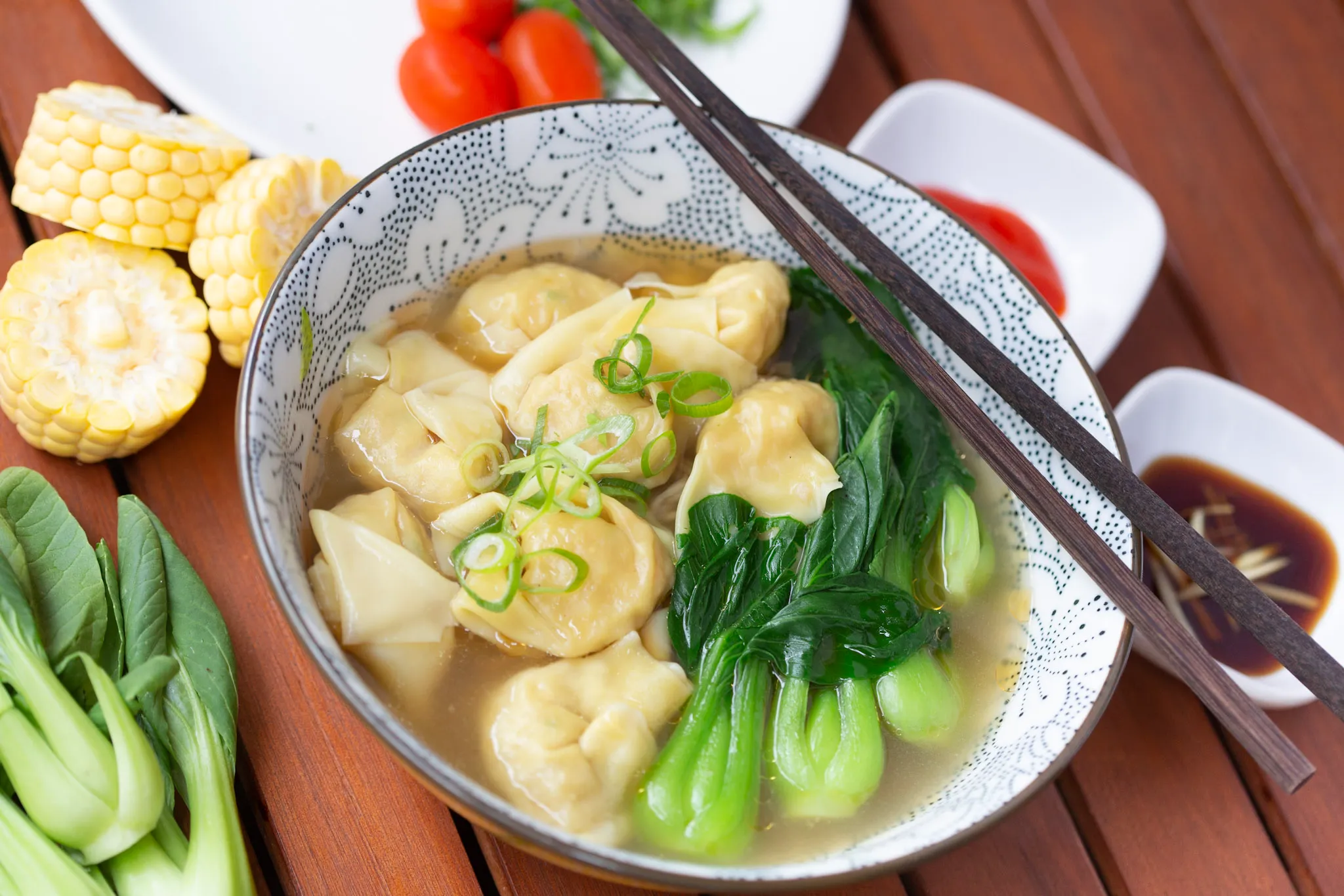 Nudelsuppe mit Wan Tan