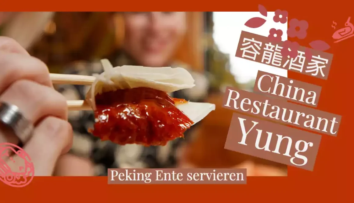 Peking Ente servieren – traditionelle Präsentation im Restaurant