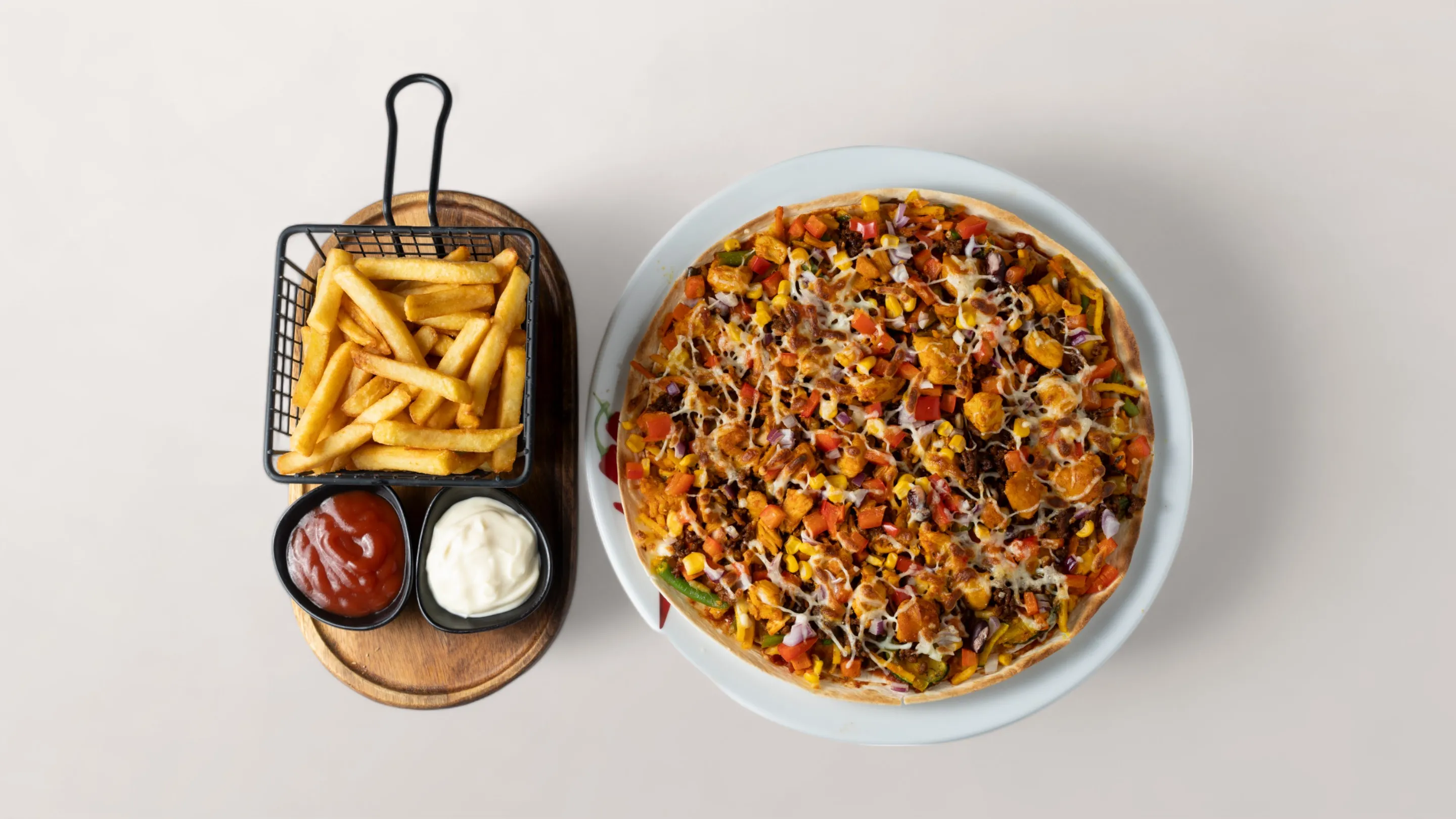 Pizza Tex Mex Menü